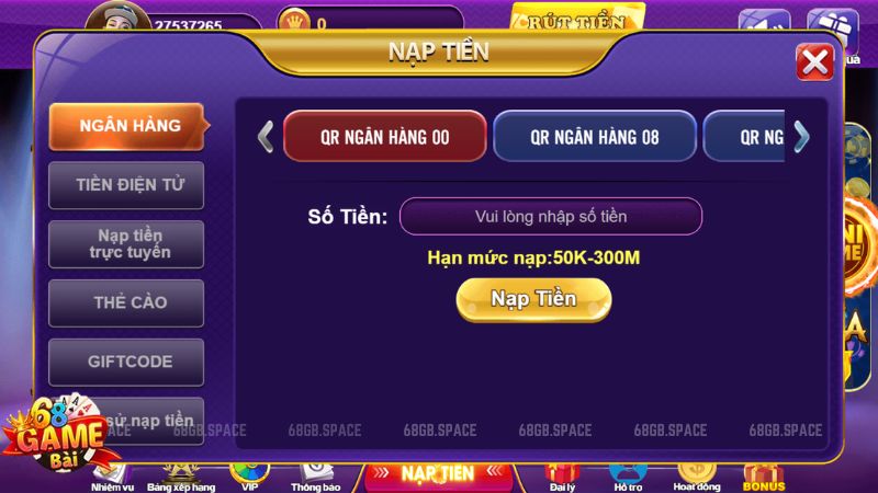 Lô đề trực tuyến 1 ăn 99 tại 68 Game Bài: Cơ hội đổi đời trong tầm tay 4 Hướng dẫn rút tiền 68 game bài