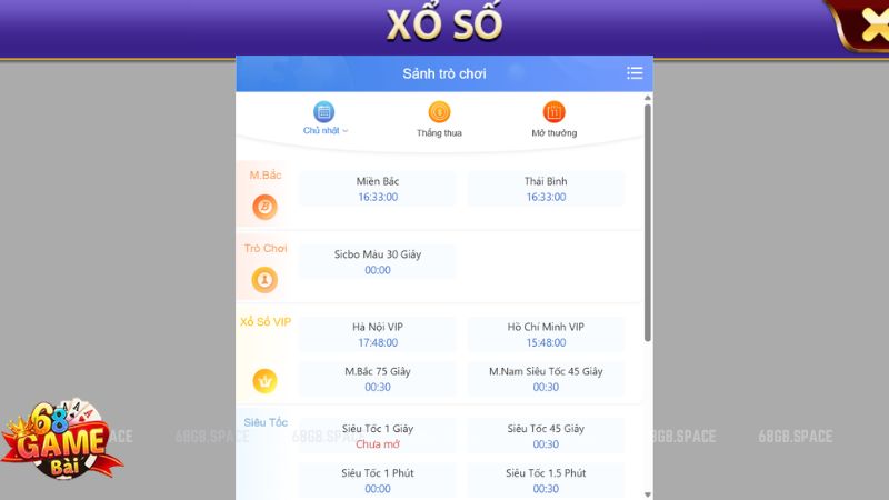 Lô đề trực tuyến 1 ăn 99 tại 68 Game Bài: Cơ hội đổi đời trong tầm tay 3 Xổ số 68gamebai